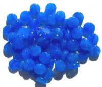 60 8x4mm Sapphire Marble Disk Beads